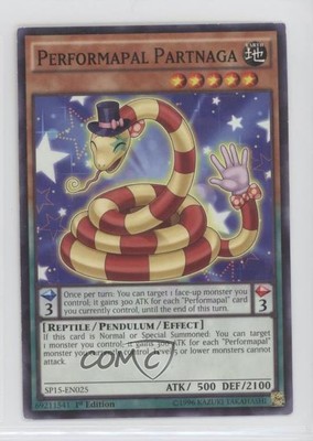 Performapal Partnaga 1st Ed. YuGiOh Star Pack 15 ARC-V #SP15-EN025 00jz-image