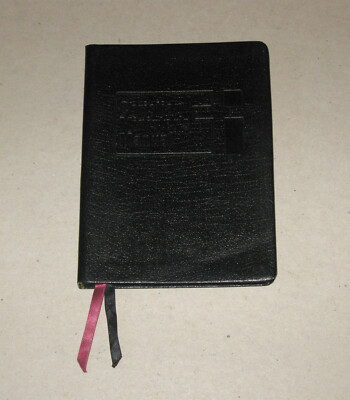 *VG* 1984 Christian Minister's Manual - Rod Huron - Bonded Leather Bound, Black-image