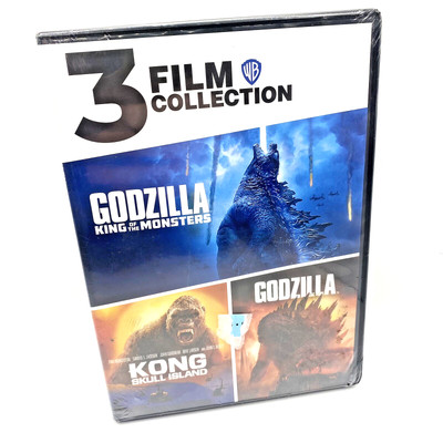 Godzilla / Kong: Skull Island / Godzilla: King of the Monsters (DVD) 3 Film NEW-image