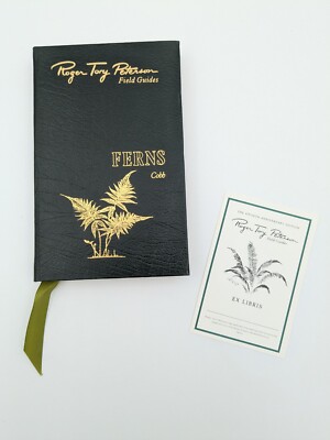Roger Tory Peterson Field Guides FERNS 50th Anniversary Ed 1985 Leather Bound-image