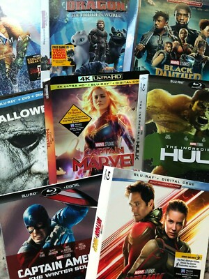 Blu-ray & 4K Slipcovers only -Star Wars, Disney, Marvel +more RARE NEW DISCOUNTS-image