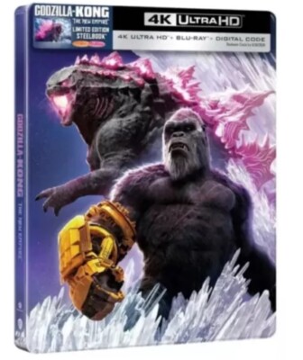 Godzilla X Kong: The New Empire Steelbook 4K Ultra HD Blu-ray Digital IN HAND!-image