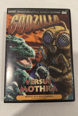Mothra Vs.Godzilla (DVD, 1998) Widescreen / Full Screen-image