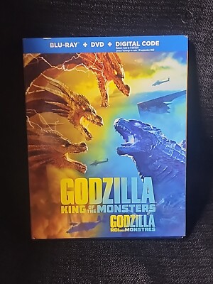 Godzilla King Of Monsters (Sci-Fi/Horror Blu-ray + Dvd,2019) (T11)-image