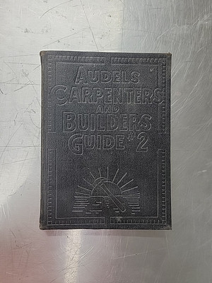 Builders Guide Book #2 Audels Carpenters And Instructional By Theo Audel-image