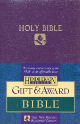GIFT & AWARD BIBLE-NRSV By Hendrickson Publishers **Mint Condition**-image