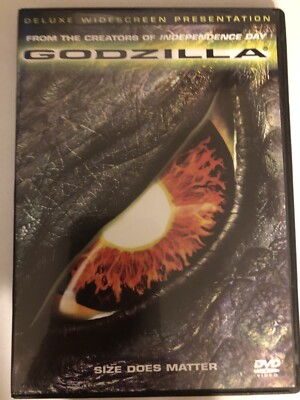 Godzilla (DVD, 1998, Widescreen, Region 1) Mathew Broderick-image