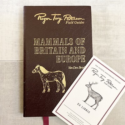 Easton Press Roger Peterson Field Guide MAMMALS of BRITAIN & EUROPE Leather Gilt-image