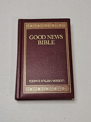 Good News Bible Today's English Version 1986 Red Gold Old New Testament 362 BG-image