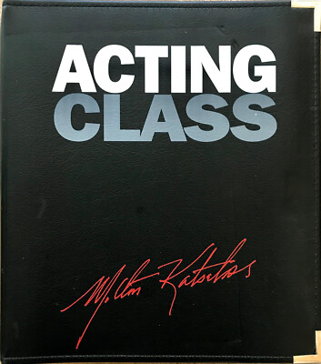 Milton Katselas's Acting Class- Leatherbound looseleaf edition 2001 - Scarce-image