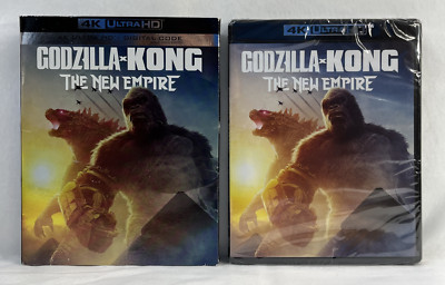 Godzilla x Kong The New Empire 4K UHD Blu-ray - New/Sealed 4K - Slipcover Wear-image