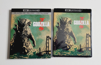 Godzilla (4K UHD, Blu-ray, 2014)  SEALED w/ Slipcover, Region A-image
