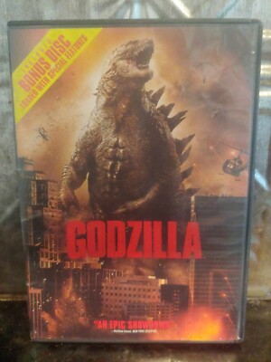GODZILLA 2014 Widescreen DVD Movie w/ Special Features Bonus Disc BRYAN CRANSTON-image