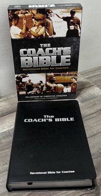 The Coach's Bible: New Living Translation Devotional Bible for Coaches With Box-image