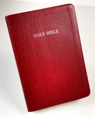 Holy Bible RSV Red Letter Concordance Gilded 1982 Cokesbury Holman-image