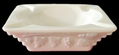 Westmoreland Milk Glass Combo Cigar And Cigarette Ashtray Vintage 5 inch-image