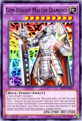 Gem-Knight Master Diamond - SP15-EN030 - Common - 1st Edition x1 Lightly Played-image