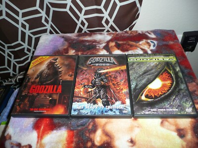 Godzilla 2014 2000 1998 DVD Lot of 3-image