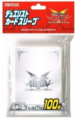Limited YuGiOh! ARC-V OCG SILVER Duelist Card Sleeve Protector 100pcs JAPAN-image