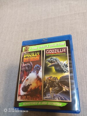 Godzilla vs Destroyah / Godzilla vs Megaguirus blu ray-image