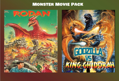 Monster Movie Pack [DVD] SHIPS FAST! 🔥 Godzilla! Rodan And Ghidorah -image