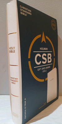 CSB Gift & Award Bible, White Christian Standard Bibles by Holman New B24-image