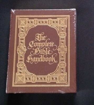 Easton Press Leather Book THE COMPLETE BIBLE HANDBOOK Collector's Ed. SEALED NEW-image
