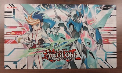 Yugo Clear Wing Synchro Dragon Playmat Win A Mat ARC-V Yu-Gi-Oh! SIGNED BY YUGO!-image
