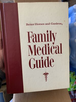 Better Homes & Gardens 1976 Leather Bound Family Medical Guide in Case-image