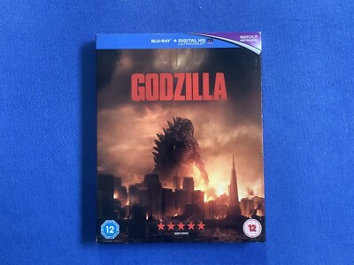 GODZILLA BLU-RAY 2014 Like New Region B With Slipcover-image