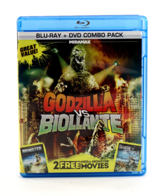 Godzilla vs. Biollante Monster Mega Shark vs. Giant Octopus Blu-ray Disc, 2013-image