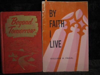 Pair of Spiritual Publications Beyond Tomorrow, By Faith I Live-7thDay Adventist-image