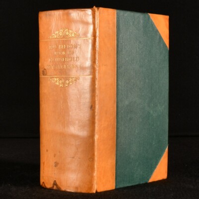 c1882 The Book of Household Management Isabella Beeton 361st Thousand Illustr...-image