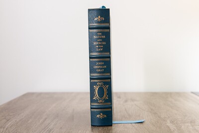 The Nature and Sources of The Law John Chipman Gray Legal Classics Leatherbound-image