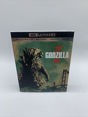 Godzilla (2014) 4k Blu-ray + Blu-ray + Dig Warner Bros Mar/2021 *FACTORY SEALED*-image