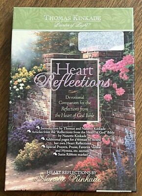 Heart Reflections Devotional : Heart Reflections by Nanette Kinkade Leather 2001-image