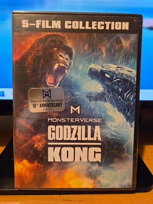 Godzilla / Kong Monsterverse 5-Film Collection (DVD, 2011) NEW, Sealed-image