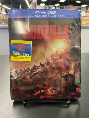 Godzilla Steelbook (Blu-ray, 2014, 3D Chinese)-image