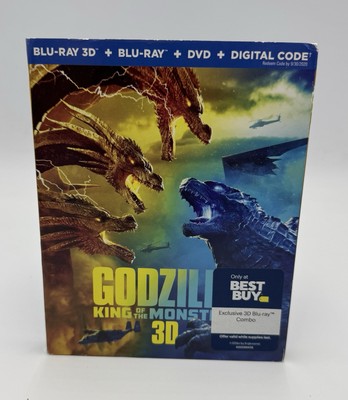Godzilla: King of the Monsters 3D (2019, Blu-ray 3D / Blu-ray / DVD)-image