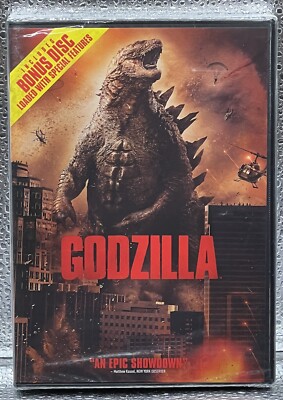Godzilla - DVD - Aaron Taylor-Johnson - Bryan Cranston - Brand New Sealed --image