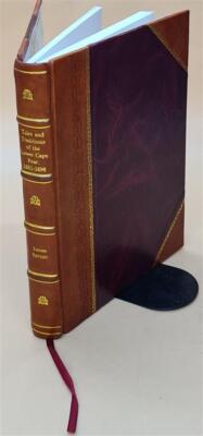 Tales And Traditions Of The Lower Cape Fear, 1661-1896. By James [Leather Bound]-image