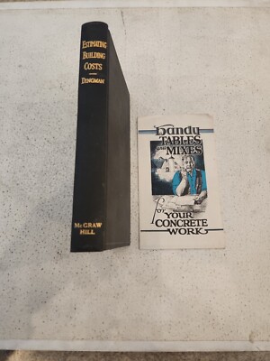 Estimating Building Costs Charles F. Dingman Nice Condition RARE 1944 -image