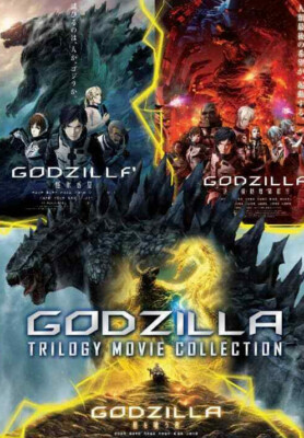DVD GODZILLA Trilogy Movie Collection English Dubbed All Region FREESHIP-image