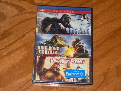 KING KONG/KING KONG vs GODZILLA/ KING KONG EXPRESS TRIPLE FEATURE DVD SEALED NEW-image