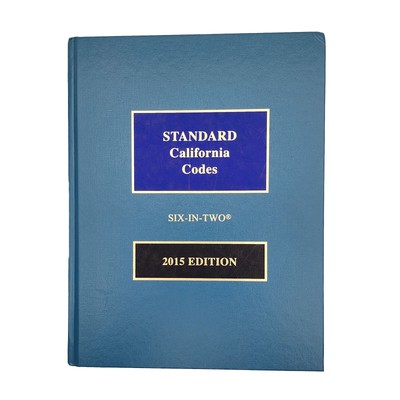 Movie Prop Law Book Standard California Codes Six-In-Two 2015 Craft LexisNexis-image