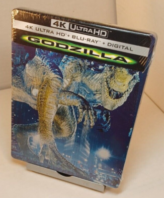 Godzilla Steelbook (1998) (4K + Blu-ray-No Digital)-Box Shipping with Tracking-image