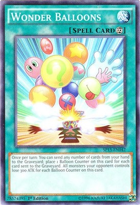 Wonder Balloons - SP15-EN042 - Common - 1st Edition Near Mint Star Pack Arc V 20-image