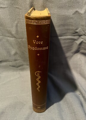 Vore Sygdomme (Danish Medical Book) 1930 Bind III, H. Aschehoug & Co, Leather!!-image