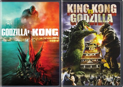 KING KONG Vs GODZILLA 1963 / Godzilla vs. Kong 2021 (2 DVD Set)-image