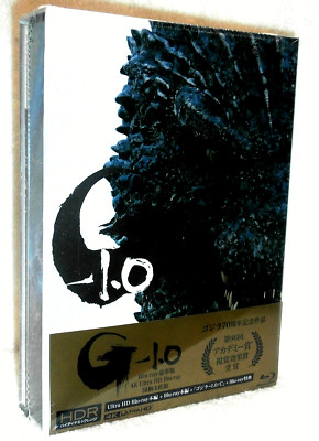 Godzilla Minus One (4K/Blu-ray, 2024 4-Disc) japanese kaiju action scifi monster-image